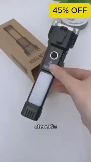 LINTERNA CON MARTILLO DE SEGURIDAD S03
