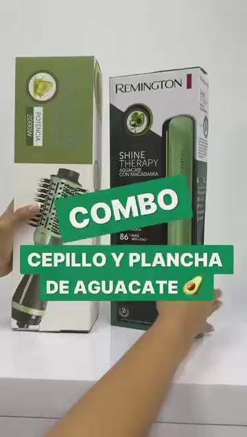 Combo Plancha + Cepillo Aguacate Zo